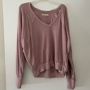 Oversized Free People Mauve Sweater